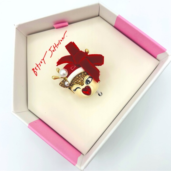 Betsey Johnson Reindeer Ring - Picture 4 of 6